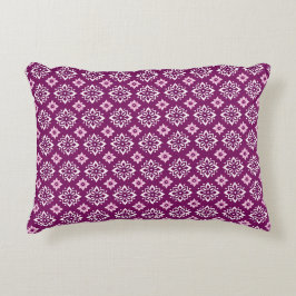 Elegantes Vintages Boho-Blumenmuster Dekokissen