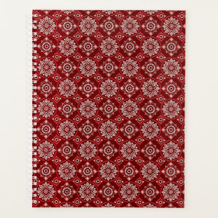 Elegantes Vintages Boho Geometric Floral Muster Planer