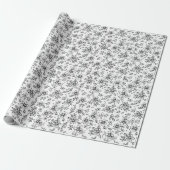 Elegantes Vintages botanisches Blumenpapier Geschenkpapier (Ungerollt)