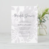 Elegantes, Vintages Brautparty Einladung (Stehend Vorderseite)