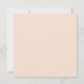 Elegantes Vintages Brautparty Einladung (Rückseite)