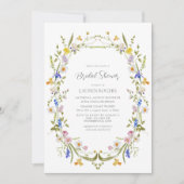 Elegantes Vintages Brautparty Garten Einladung (Vorderseite)