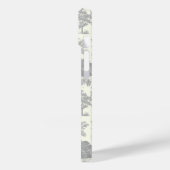 Elegantes Vintages Chic Gray Case-Mate iPhone Hülle (Rückseite / Links)