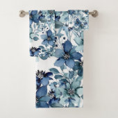 Elegantes Vintages Chintz-Muster Badhandtuch Set (Insitu)