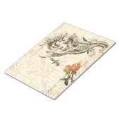 Elegantes, Vintages Cupid- und Damaskus-Barockdesi Notizblock (angewinkelt)