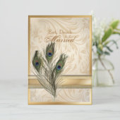 elegantes Vintages Damastapenessen Probe Einladung (Stehend Vorderseite)