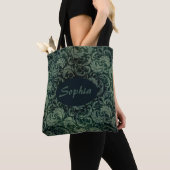 Elegantes Vintages Damastenblumenmuster Tasche (Von Nahem)