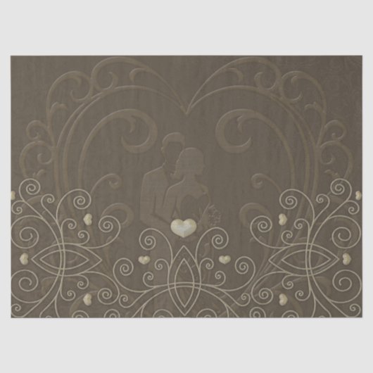 Elegantes Vintages Design. Seidenpapier (Vorderseite)