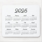 Elegantes Vintages Drehbuch 2023 Mousepad (Vorne)