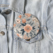 Elegantes Vintages florales Shabby Chic Button (Beispiel)