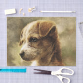 Elegantes Vintages Foto Seidenpapier (Handwerk)