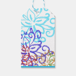 Elegantes Vintages Geschenketikett Geschenkanhänger