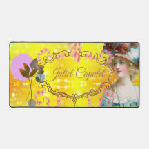 Elegantes Vintages Gold- und Rosatmotiv