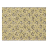 Elegantes Vintages Golden Brown Oak Blätter Tischdecke (Vorderseite (Horizontal))