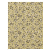 Elegantes Vintages Golden Brown Oak Blätter Tischdecke (Vorderseite)