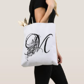 Elegantes Vintages, graviertes Monogramm Tasche (Von Nahem)