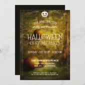 Elegantes Vintages Halloween-Party | Einladung (Vorne/Hinten)