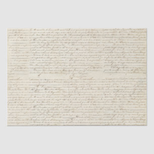 Elegantes, Vintages, handgeschriebenes Letter-Skri Seidenpapier