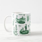 Elegantes Vintages Kräutergarten Kaffeetasse (Links)