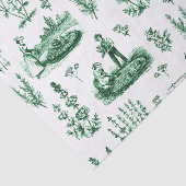 Elegantes Vintages Kräutergarten Seidenpapier (Ausschnitt)