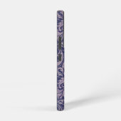 Elegantes, Vintages Lila Damask-Muster Samsung Galaxy Hülle (Rechte Seite)