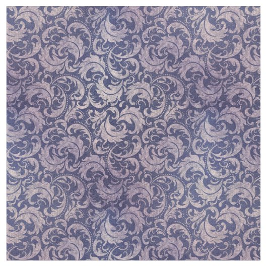 Elegantes, Vintages Lila Damask-Muster Stoff (Nahaufnahme)