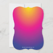 Elegantes Vintages Lila Party zum Blüh Jubiläum Einladung (Rückseite)