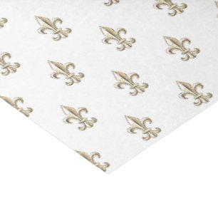 Elegantes Vintages Lilie-Testpapier Seidenpapier
