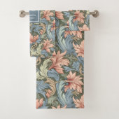 Elegantes Vintages Morris-Style Badetuch Badhandtuch Set (Insitu)