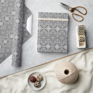 Elegantes Vintages Muster Geschenkpapier