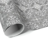Elegantes Vintages Muster Geschenkpapier (Rolleneckpunkt)