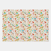 Elegantes Vintages Muster Geschenkpapier Set (Vorderseite 2)