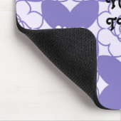 Elegantes Vintages Muster Mousepad (Ecke)