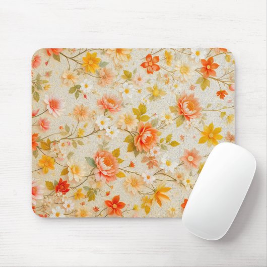 Elegantes Vintages Muster Mousepad (Mit Mouse)