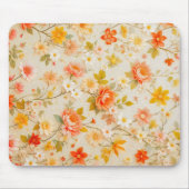 Elegantes Vintages Muster Mousepad (Vorne)
