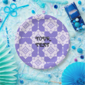 Elegantes Vintages Muster Pappteller (Party)