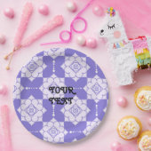 Elegantes Vintages Muster Pappteller (Party)