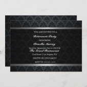 Elegantes Vintages Party Einladung (Vorne/Hinten)