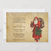 Elegantes Vintages Party für Weihnachtsgestaltung Einladung (Vorderseite)