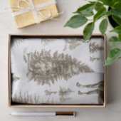 Elegantes Vintages Pferd im Schneewaldtoil Seidenpapier (Geschenk)