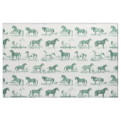 Elegantes Vintages Pferdegeflecht Stoff (Fat Quarter (45,7 x 55,9 cm))