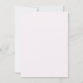 Elegantes Vintages rosa Brautparty Einladung (Rückseite)