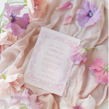Elegantes Vintages rosa Brautparty