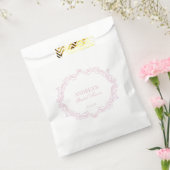 Elegantes Vintages rosa Brautparty Geschenktütchen (Versiegelt)