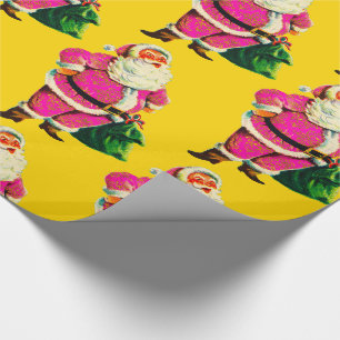Elegantes Vintages Rosa Geschenkpapier
