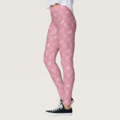 Elegantes Vintages Rosa Reiten Leggings (Links)