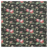 Elegantes, Vintages rosa Rosenbraun Stoff (Muster)