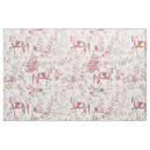 Elegantes Vintages Rosa Rotes Pferd Stoff (Fat Quarter (45,7 x 55,9 cm))