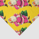 Elegantes Vintages Rosa Seidenpapier (Detail)