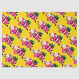 Elegantes Vintages Rosa Seidenpapier